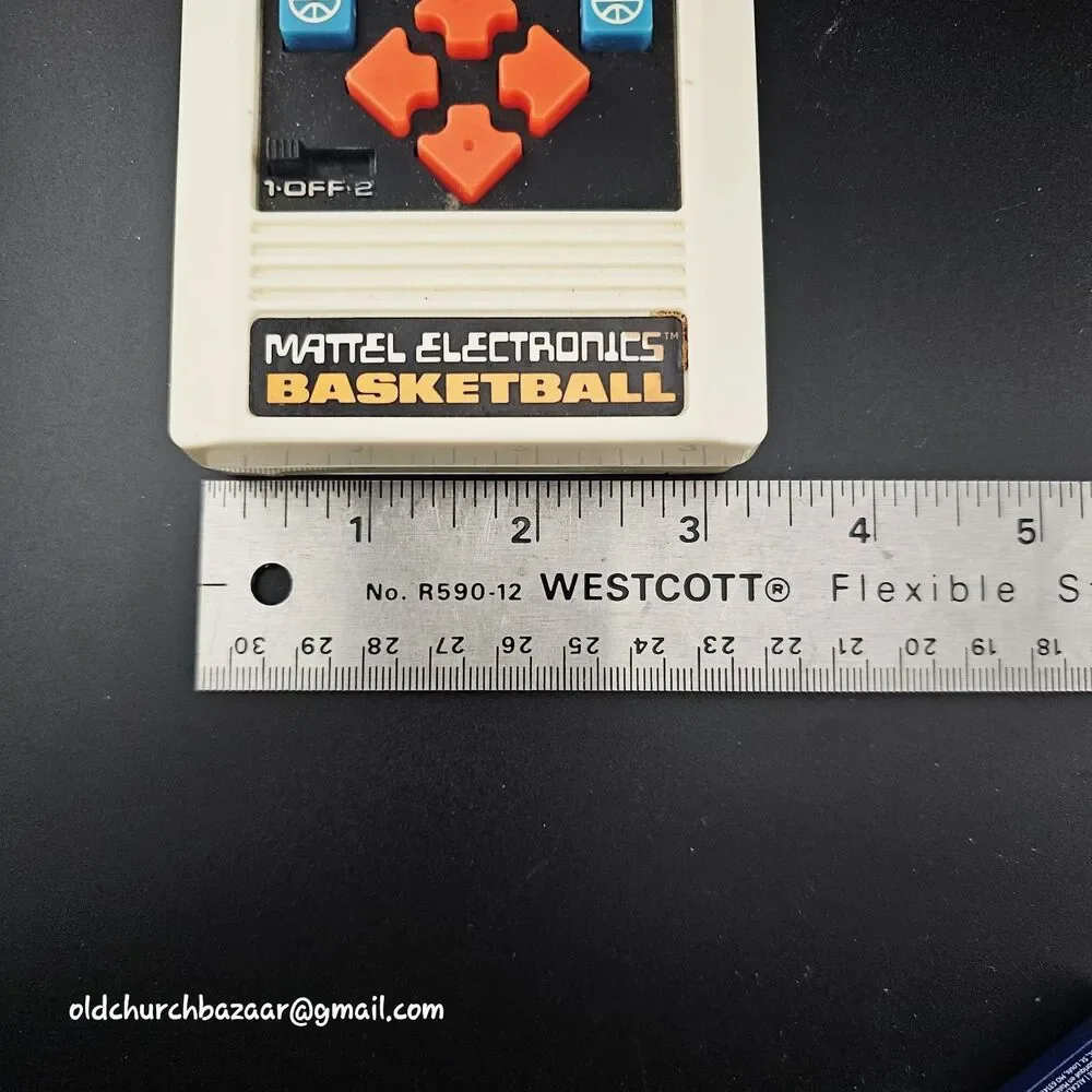 1978 Mattel Electronics Basketball Handheld Video Game Tested & Works Vintage